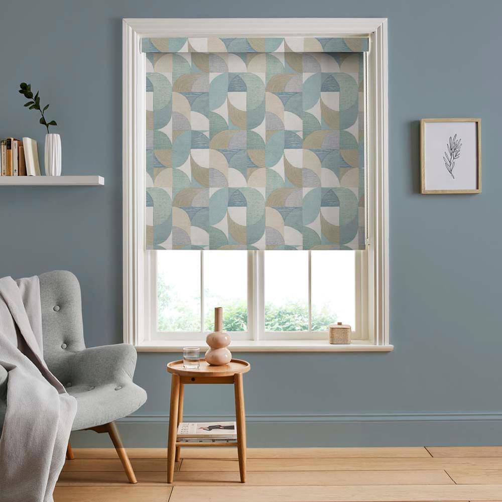 graham & brown Stitch Craze Calm Roller Shade