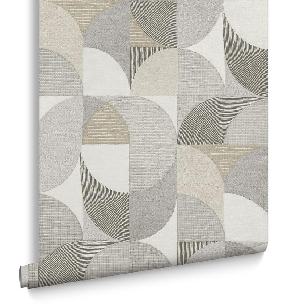Graham & Brown Stitch Craze Taupe Wallpaper