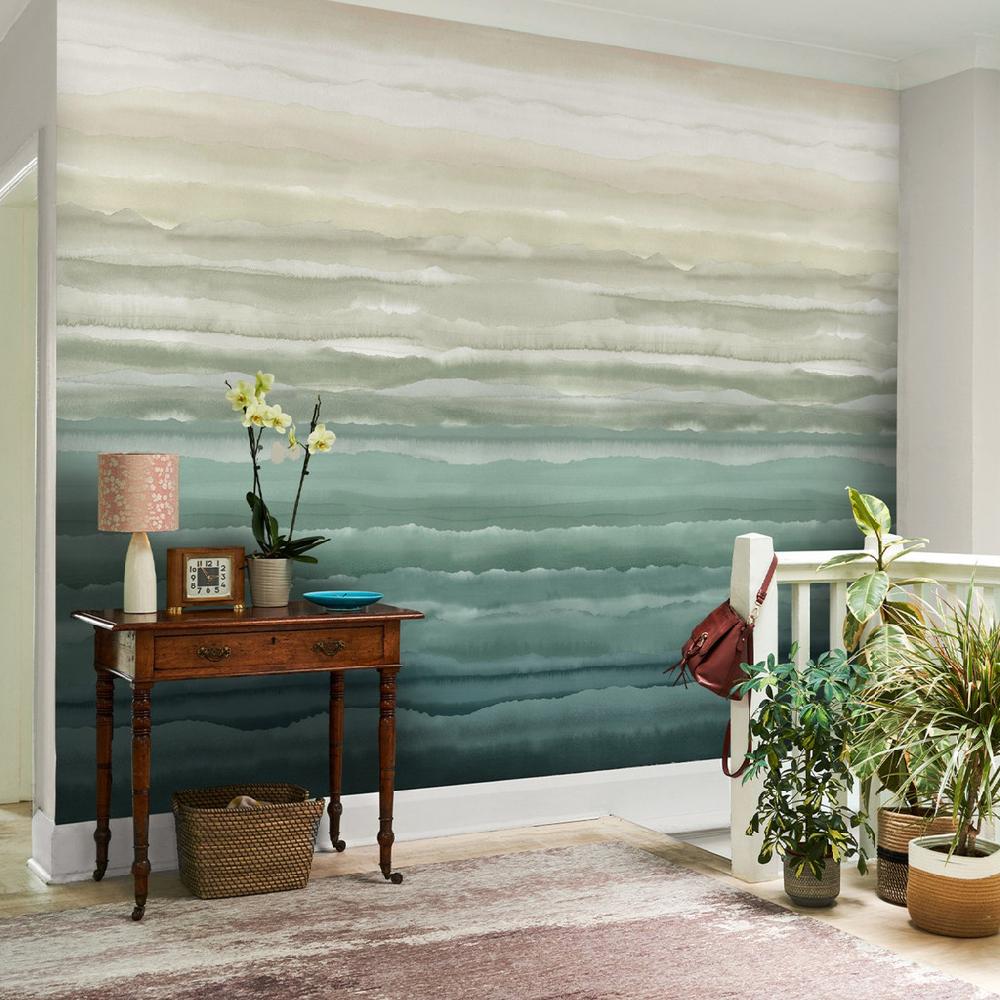 graham & brown Strata Jade Bespoke Mural