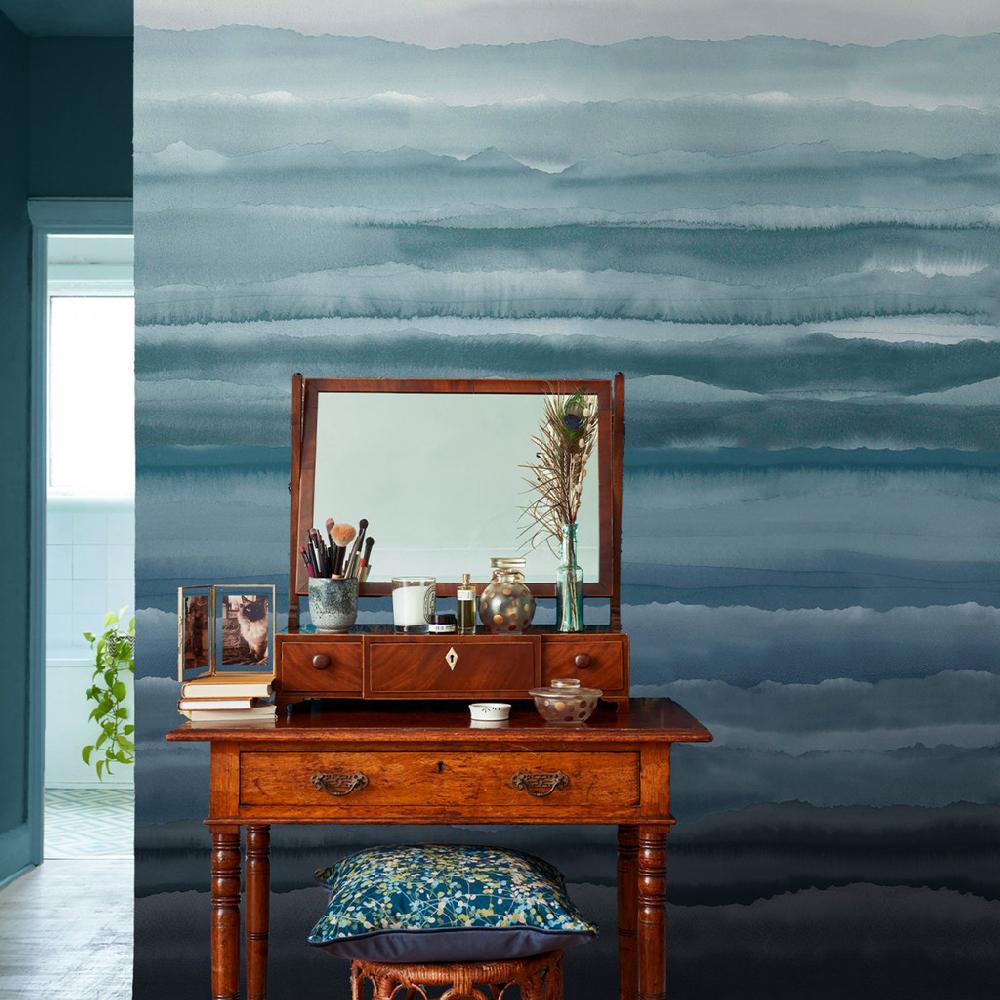graham & brown Strata Sapphire Bespoke Mural