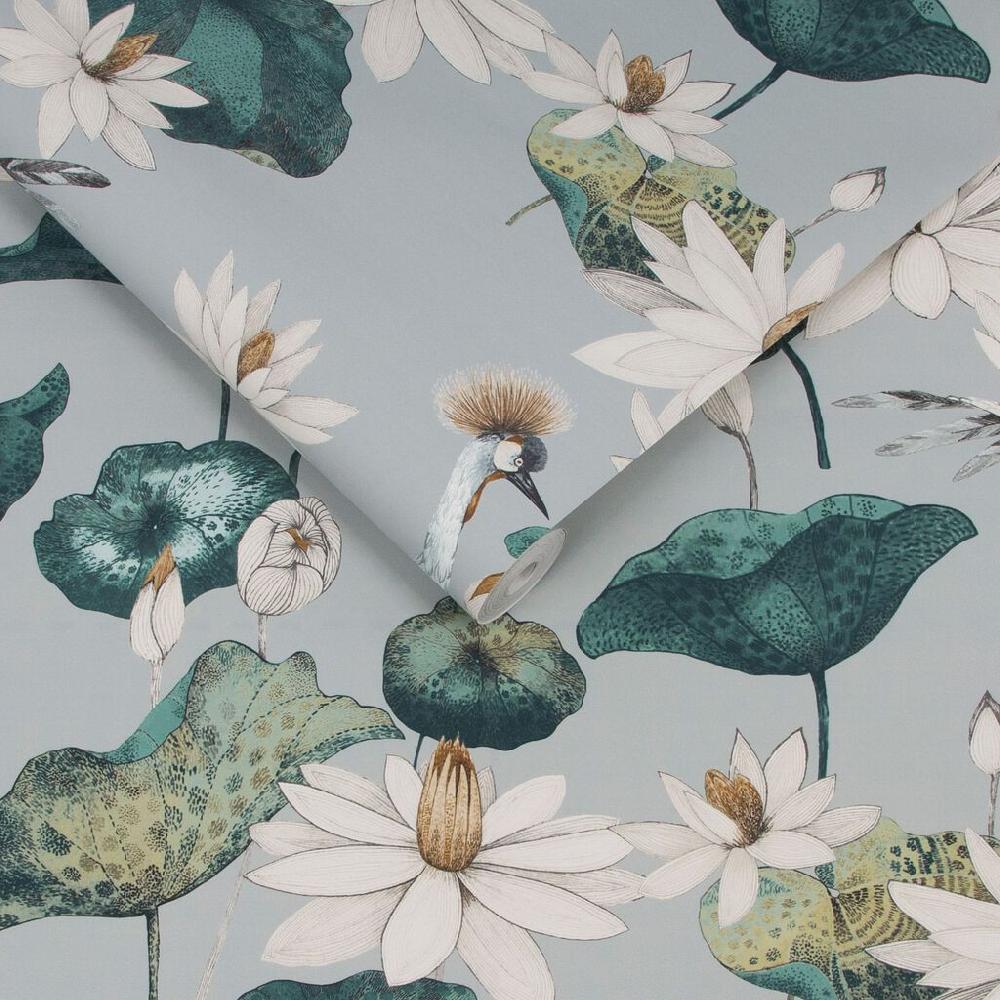 Graham & Brown Teien Sea Green Wallpaper