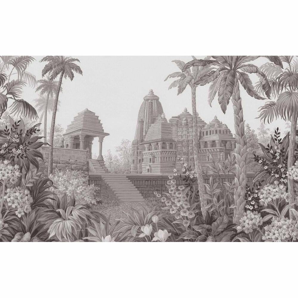 Graham & Brown Temple Grey Bespoke Mural