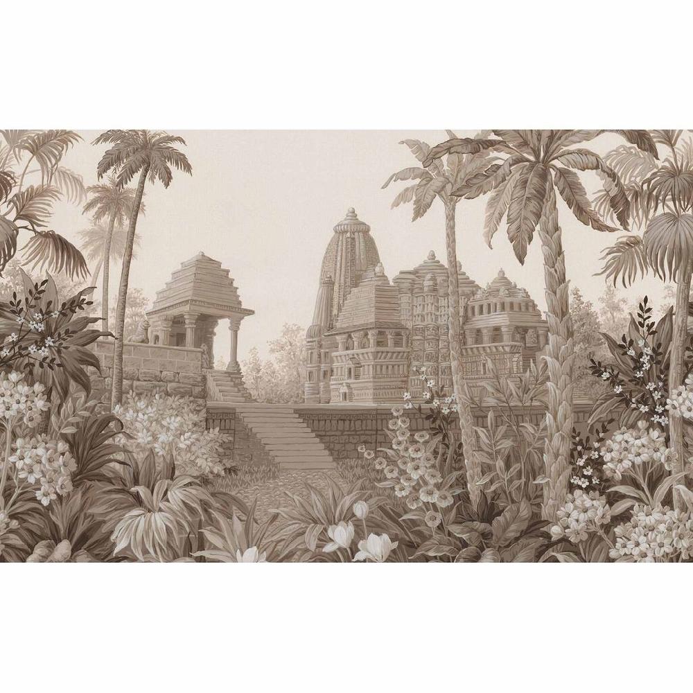 Graham & Brown Temple Taupe Bespoke Mural