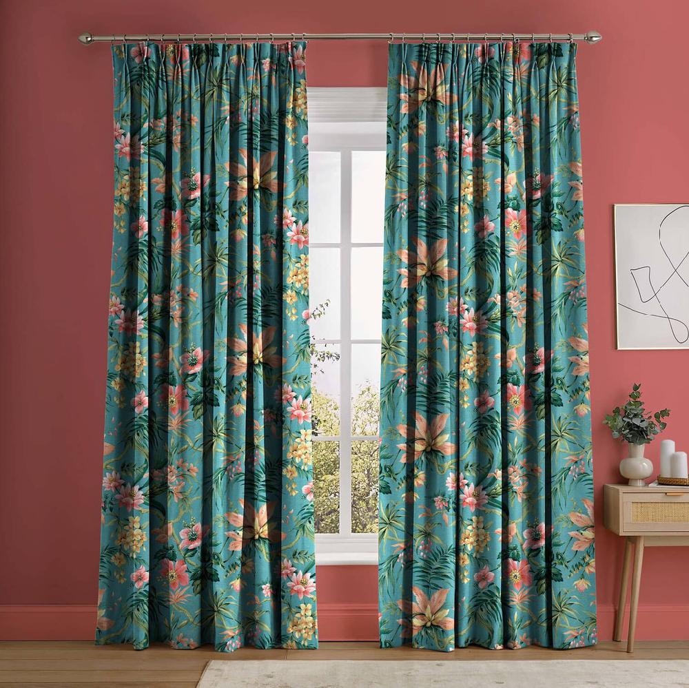 graham & brown Tesronto Blue Curtains