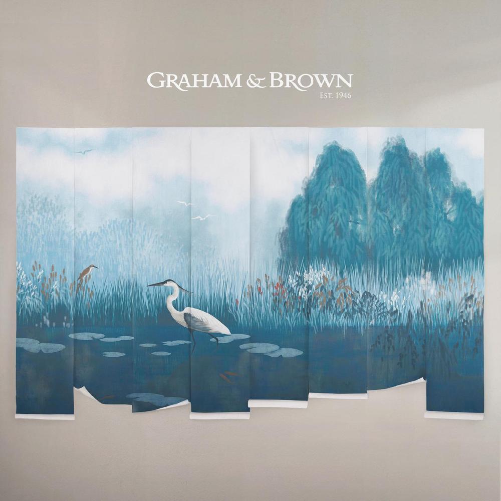Graham & Brown The Weeping Willow Teal Bespoke Mural
