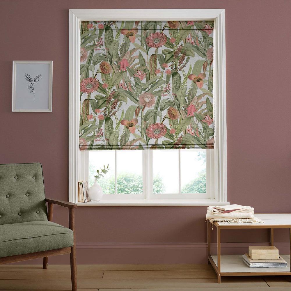 graham & brown Tigerlily Lush Roman Shade