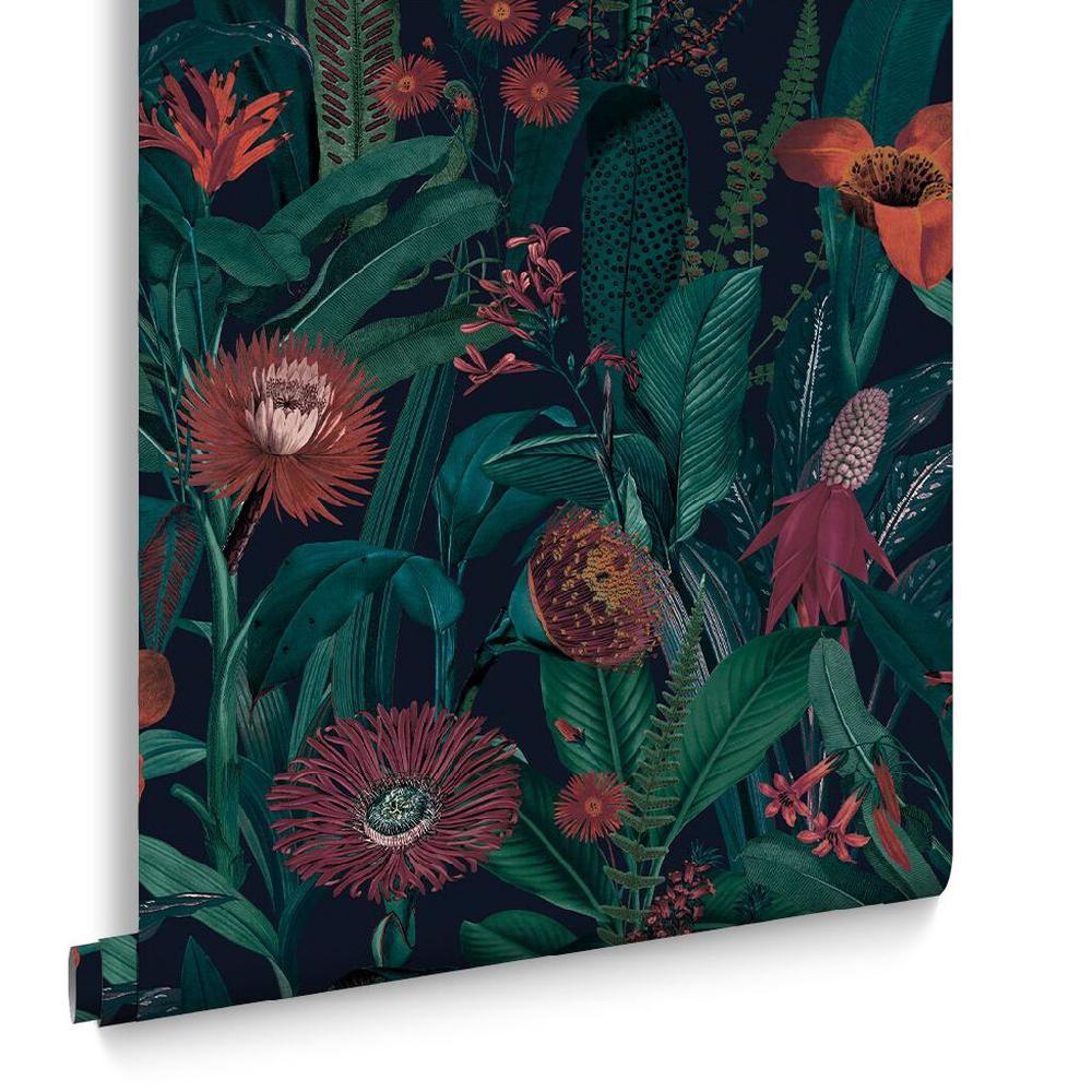 Graham & Brown Tigerlily Midnight Wallpaper