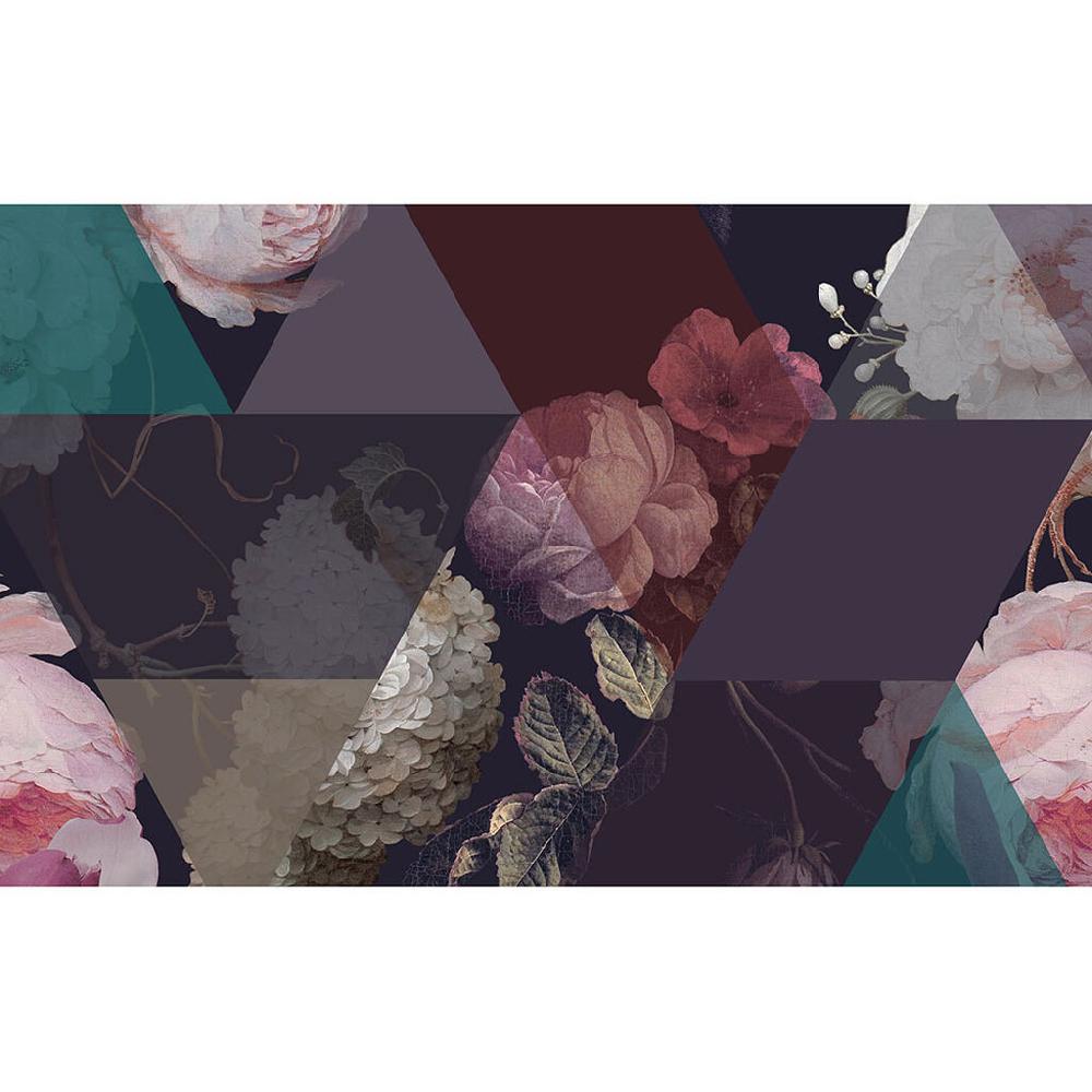 Graham & Brown Timepiece Amethyst Bespoke Mural