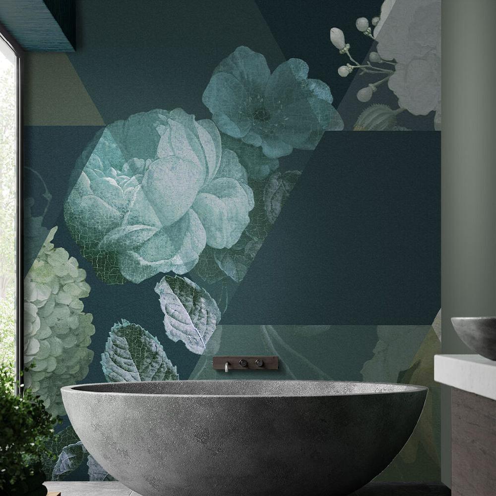 graham & brown Timepiece Midnight Bespoke Mural