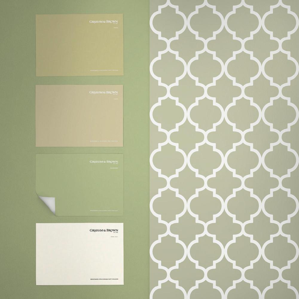Graham & Brown Trellia Sage Wallpaper