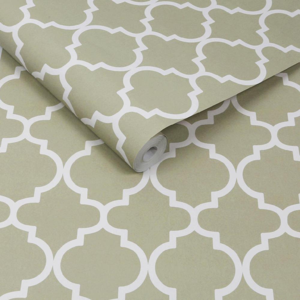 Graham & Brown Trellia Sage Wallpaper