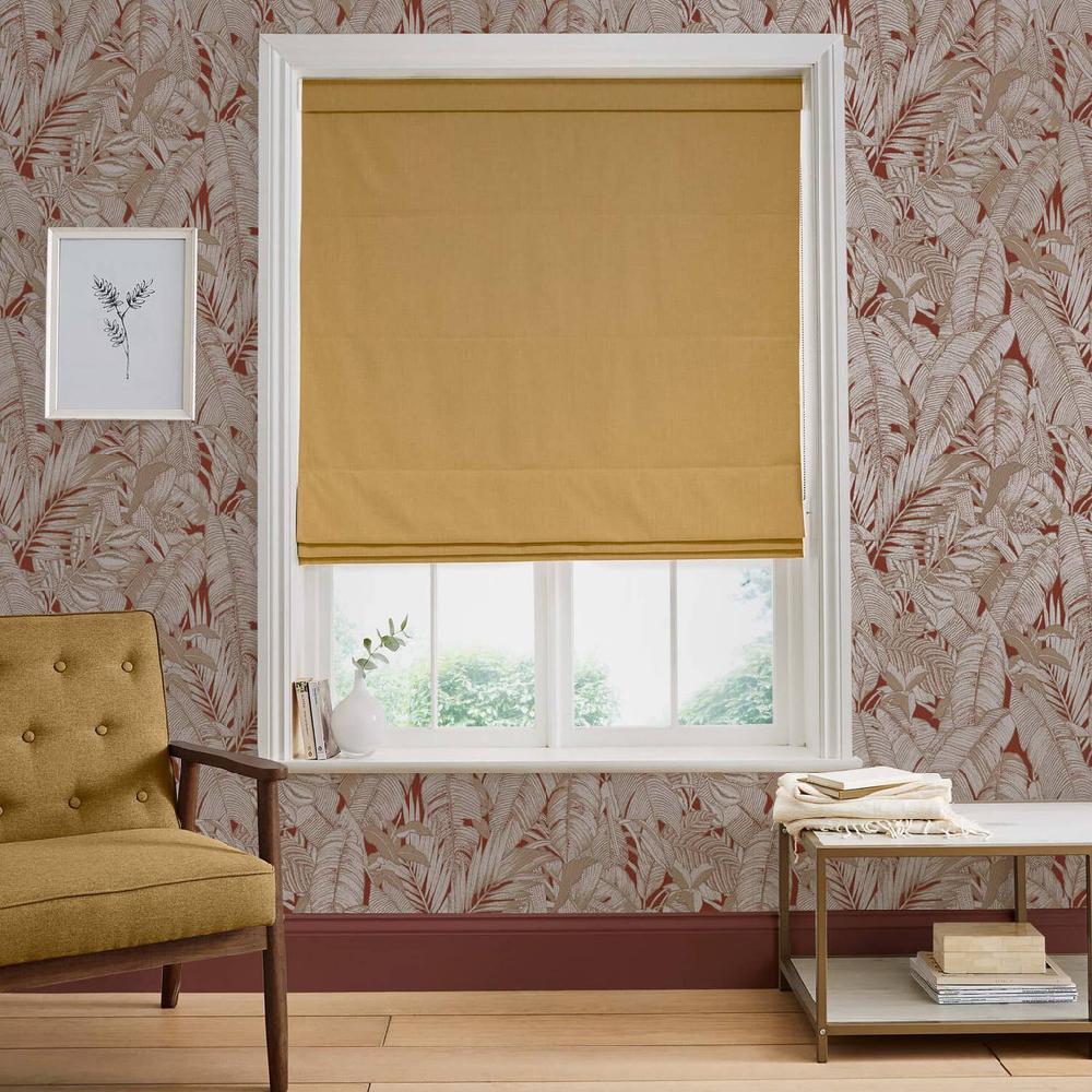 graham & brown Turmeric Roman Shade