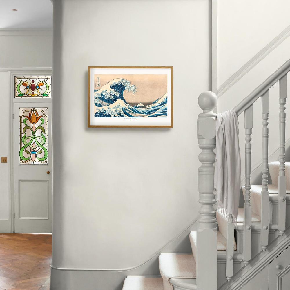 Graham & Brown Under The Great Wave Blue Wall Art