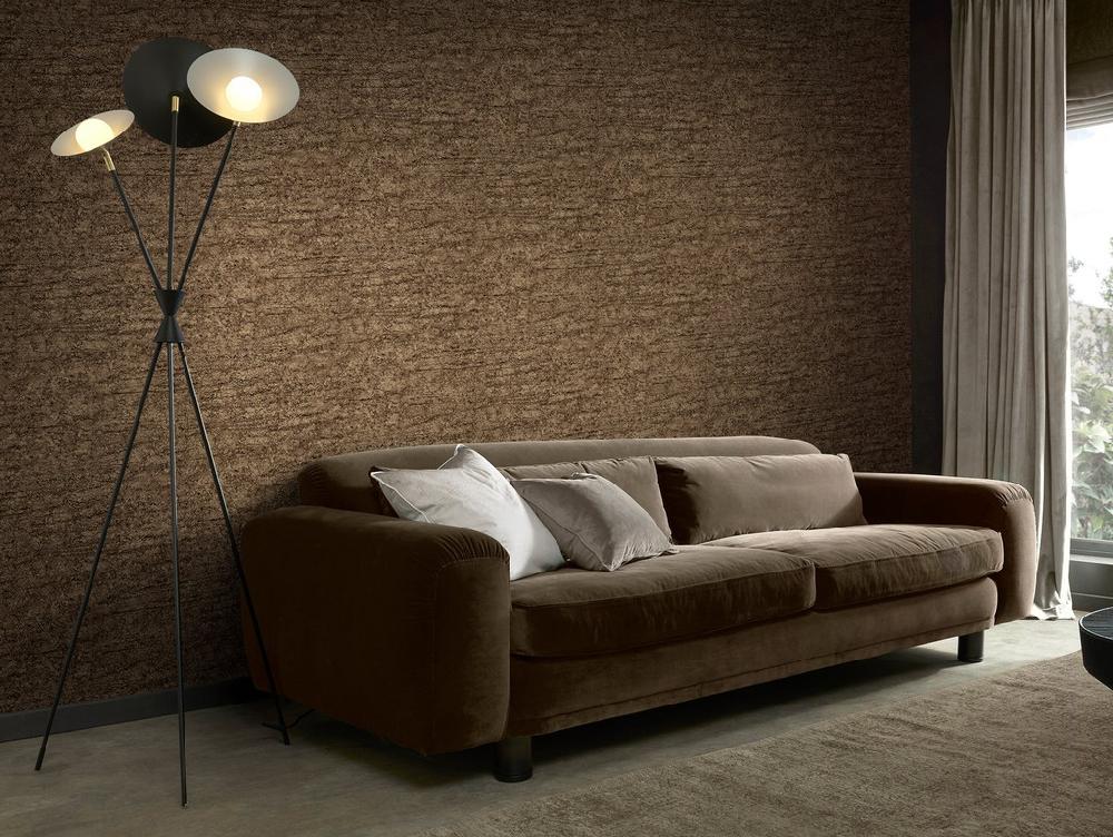 graham & brown Vincenzo Chocolate Wallpaper