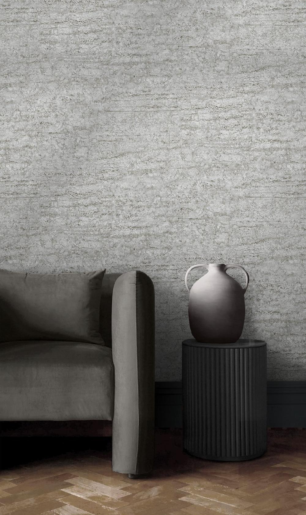graham & brown Vincenzo Grey Wallpaper