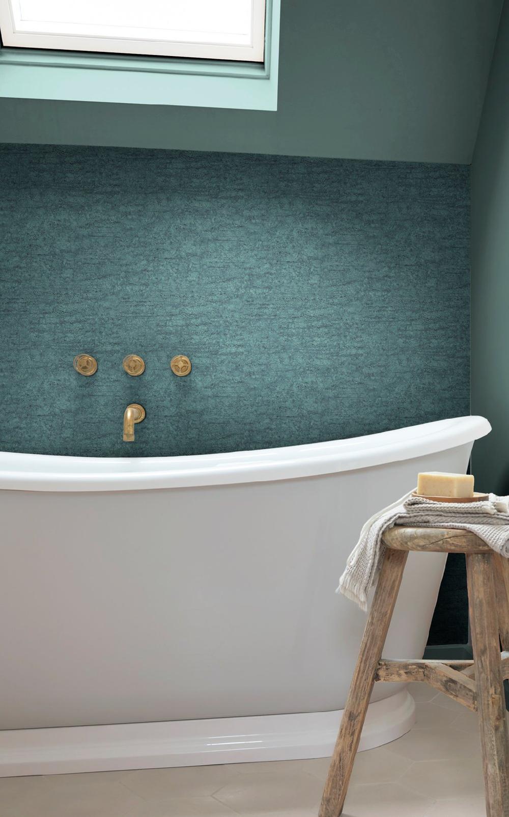 graham & brown Vincenzo Teal Wallpaper