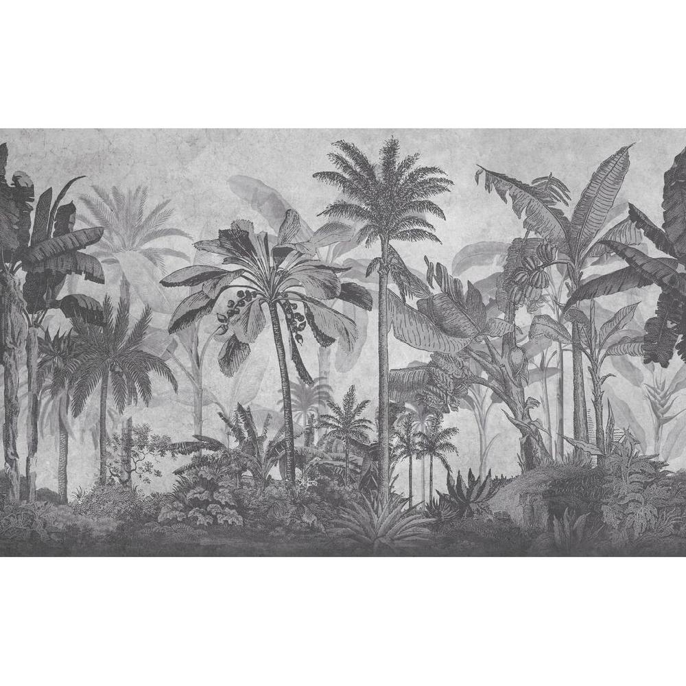 Graham & Brown Vintage Jungle Grey Bespoke Mural