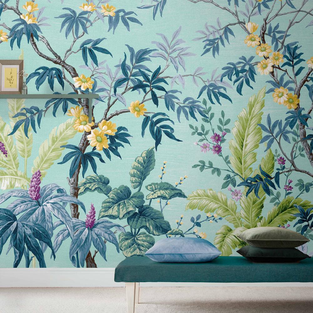 graham & brown Vintage Tropical Summer Bespoke Mural