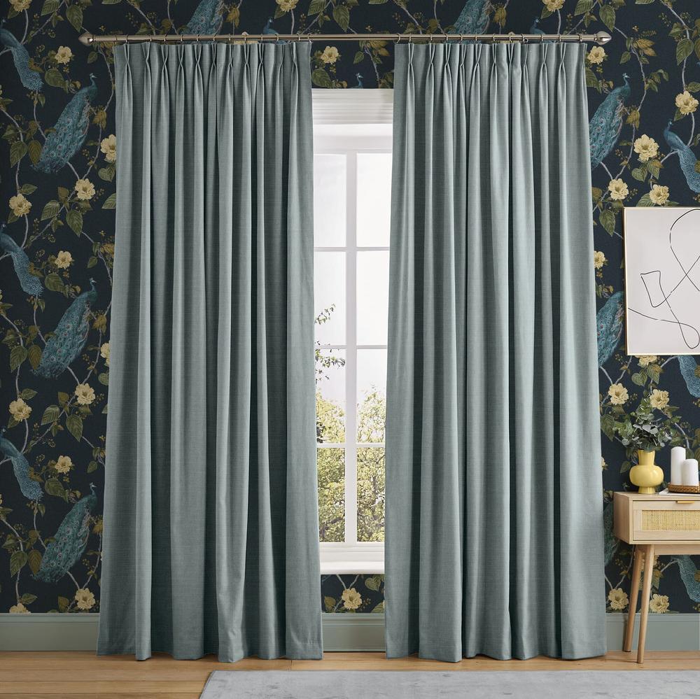 graham & brown Wallace Cool Blue Curtains