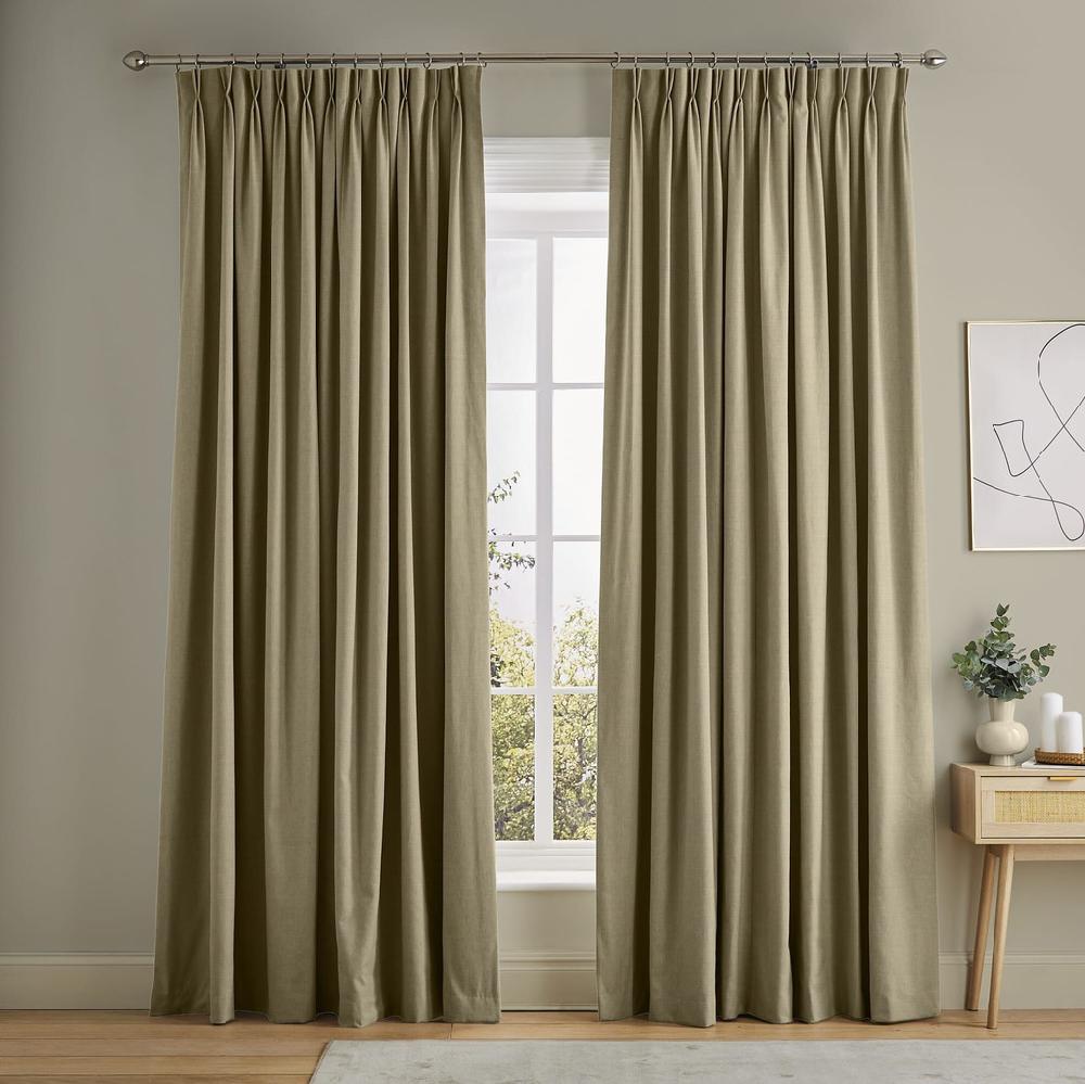 graham & brown Wallace Cream Curtains