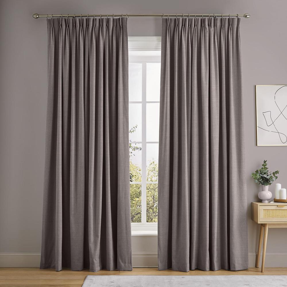 graham & brown Wallace Dusky Mauve Curtains