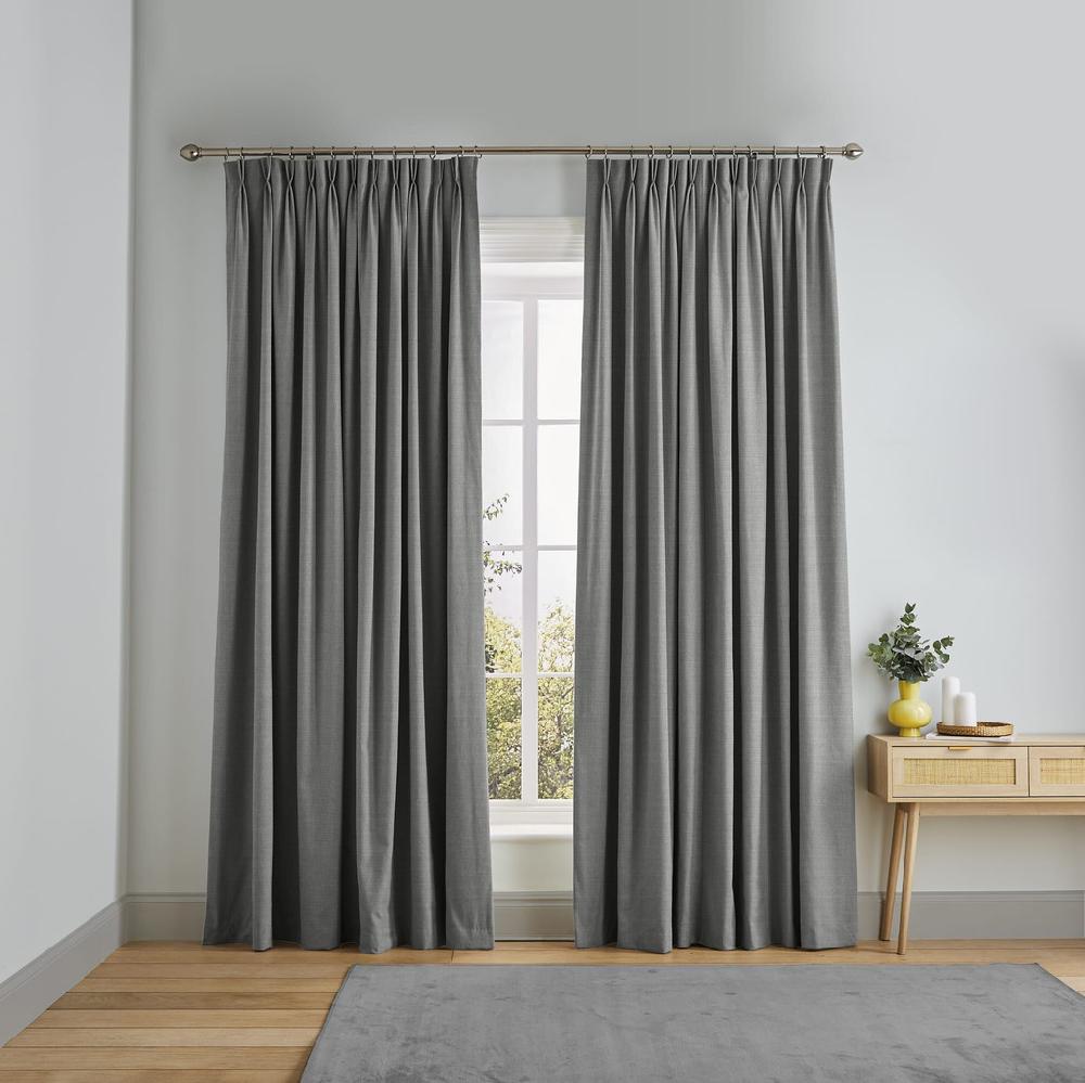 graham & brown Wallace Gray Curtains