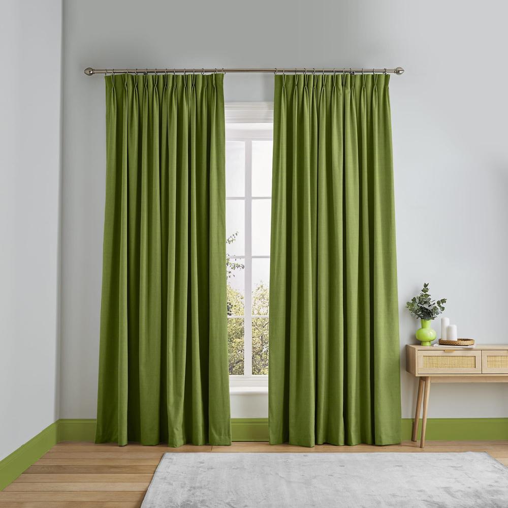 graham & brown Wallace Lime Curtains