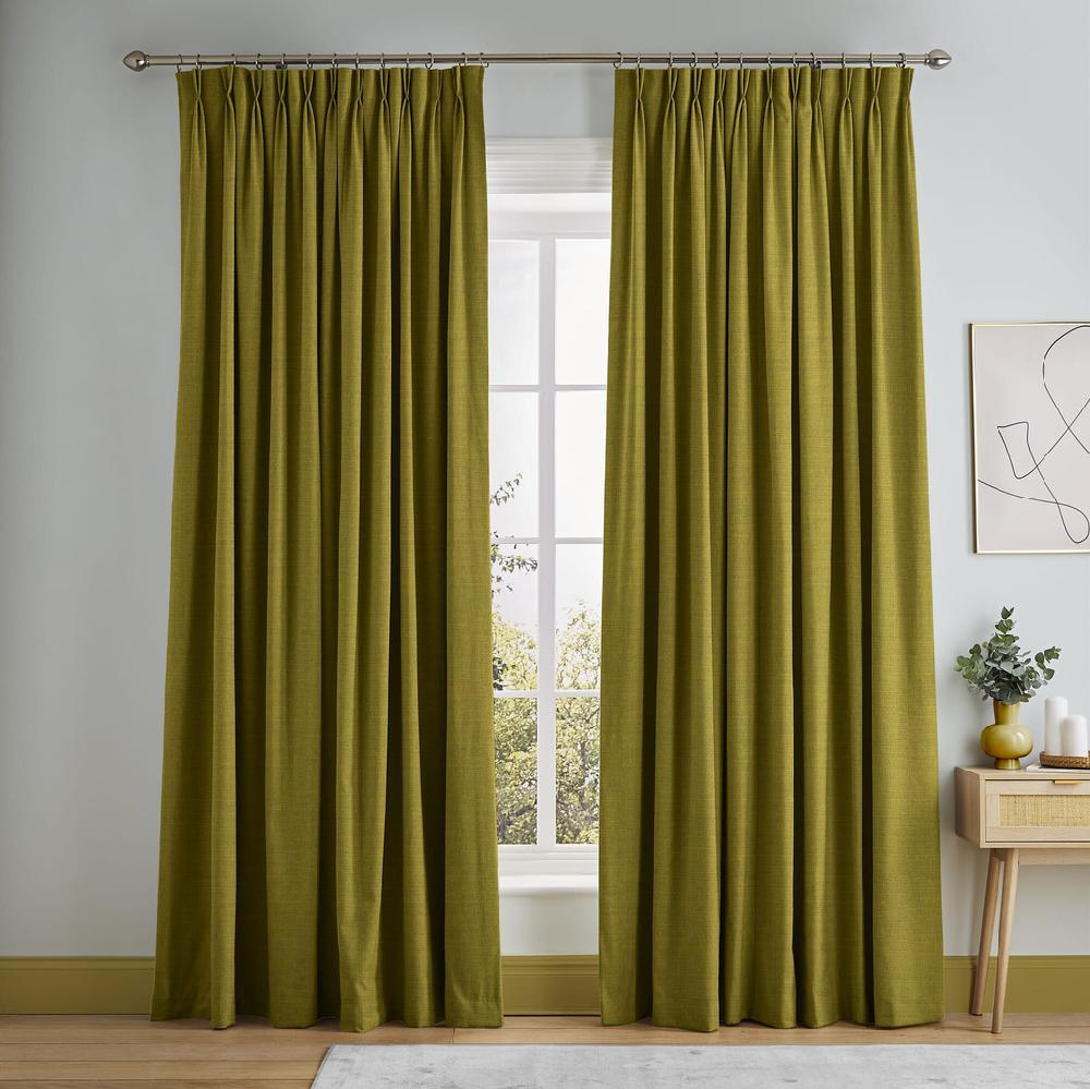 graham & brown Wallace Mustard Curtains