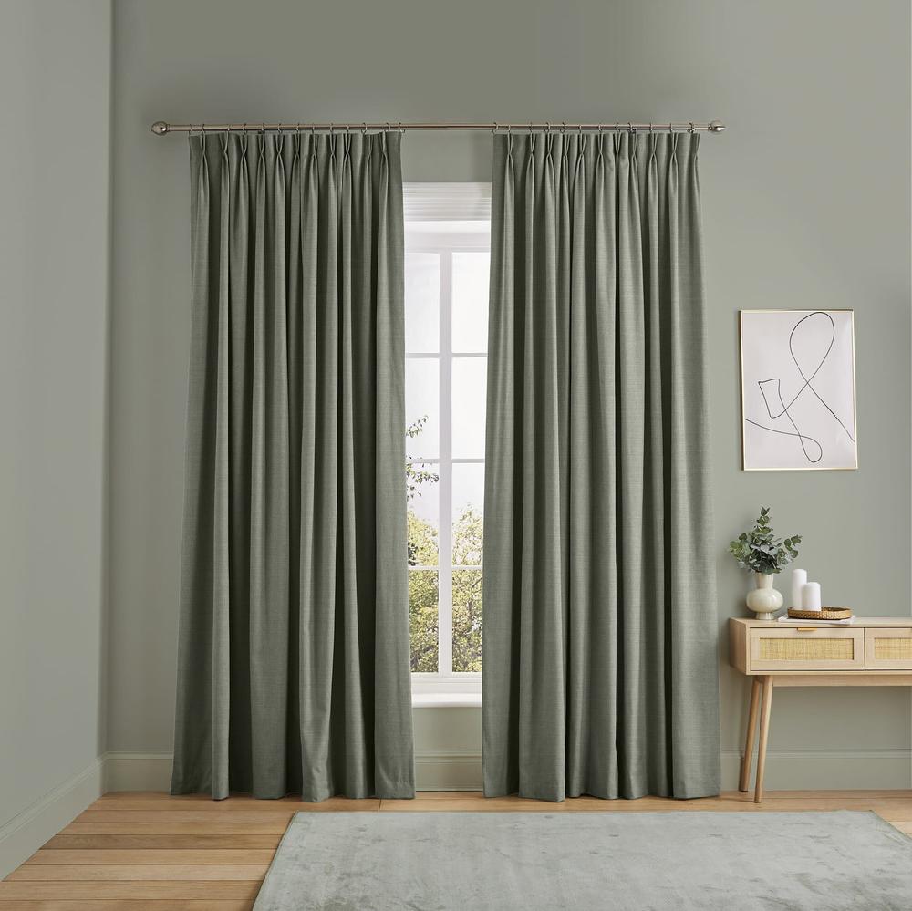 graham & brown Wallace Pale Sage Curtains