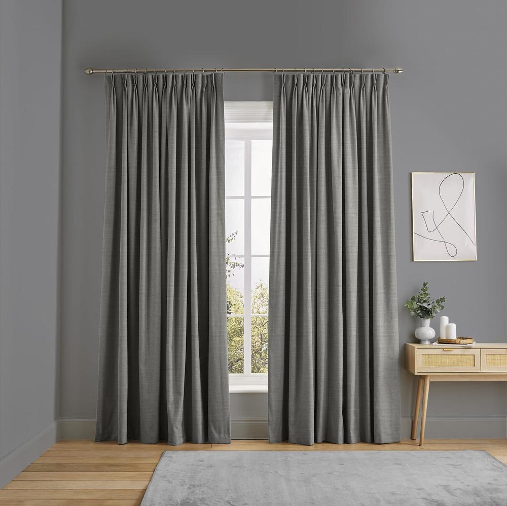 graham & brown Wallace Platinum Curtains