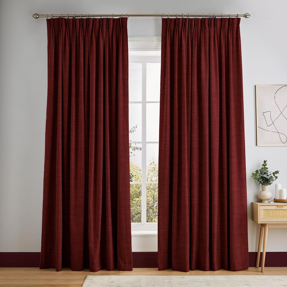 graham & brown Wallace Ruby Curtains