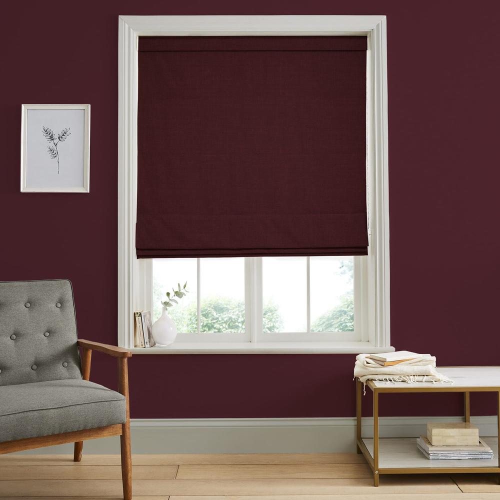 graham & brown Wallace Ruby Roman Shade