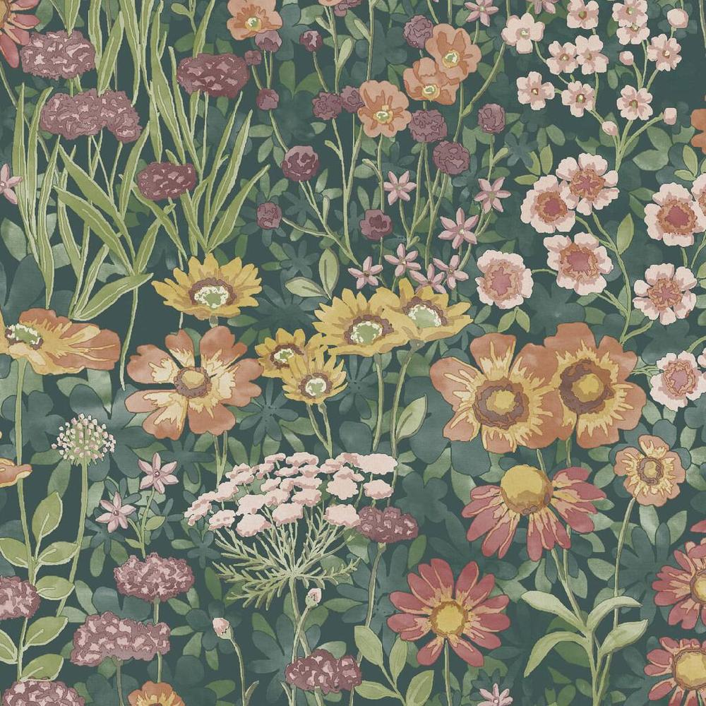 Graham & Brown Wallflower Emerald Wallpaper