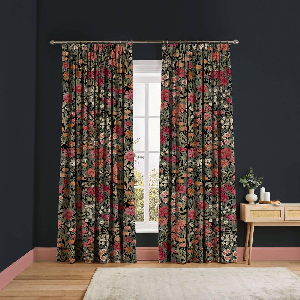 graham & brown Wallflower Night Garden Curtains