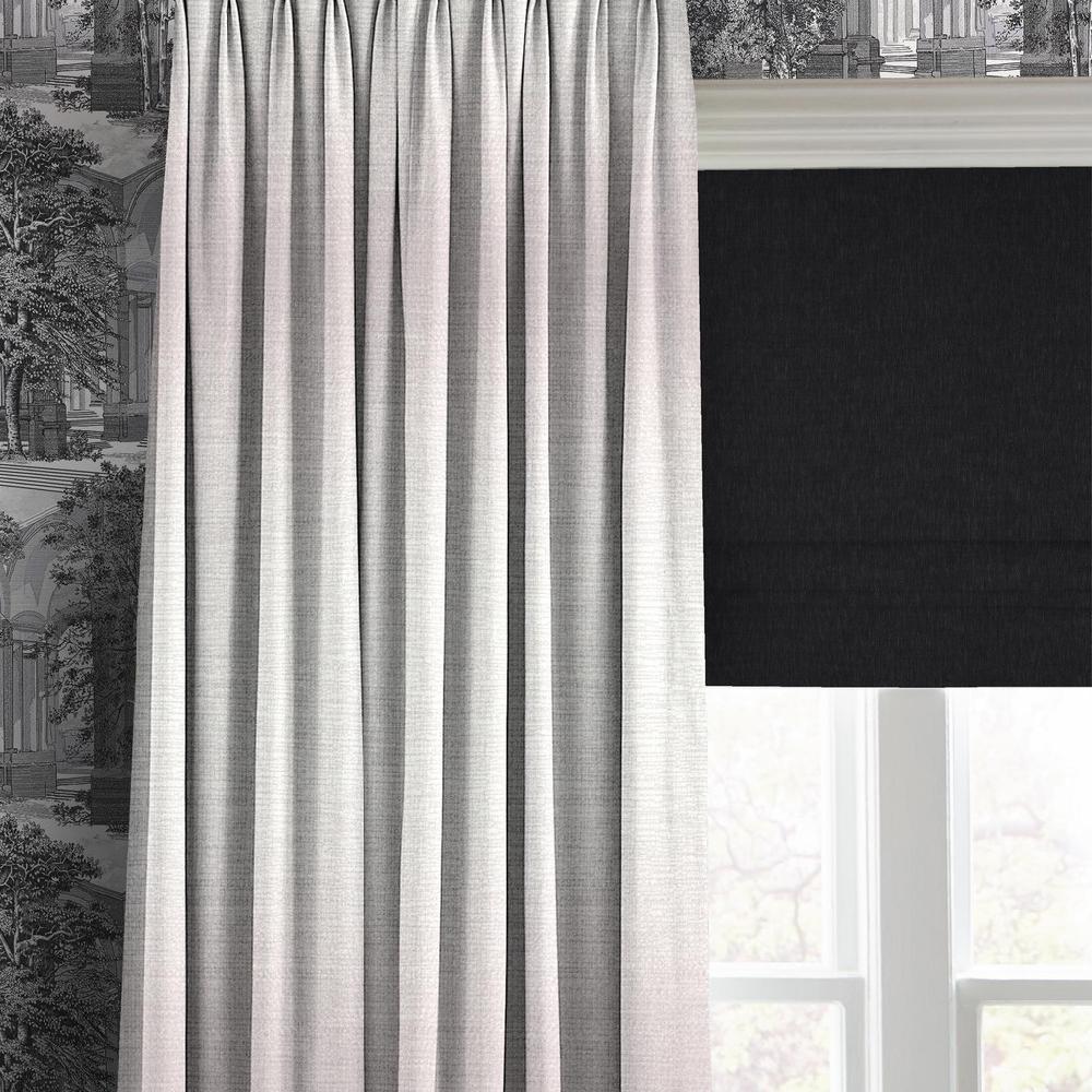 Graham & Brown Whitaker Smoke Roman Shade