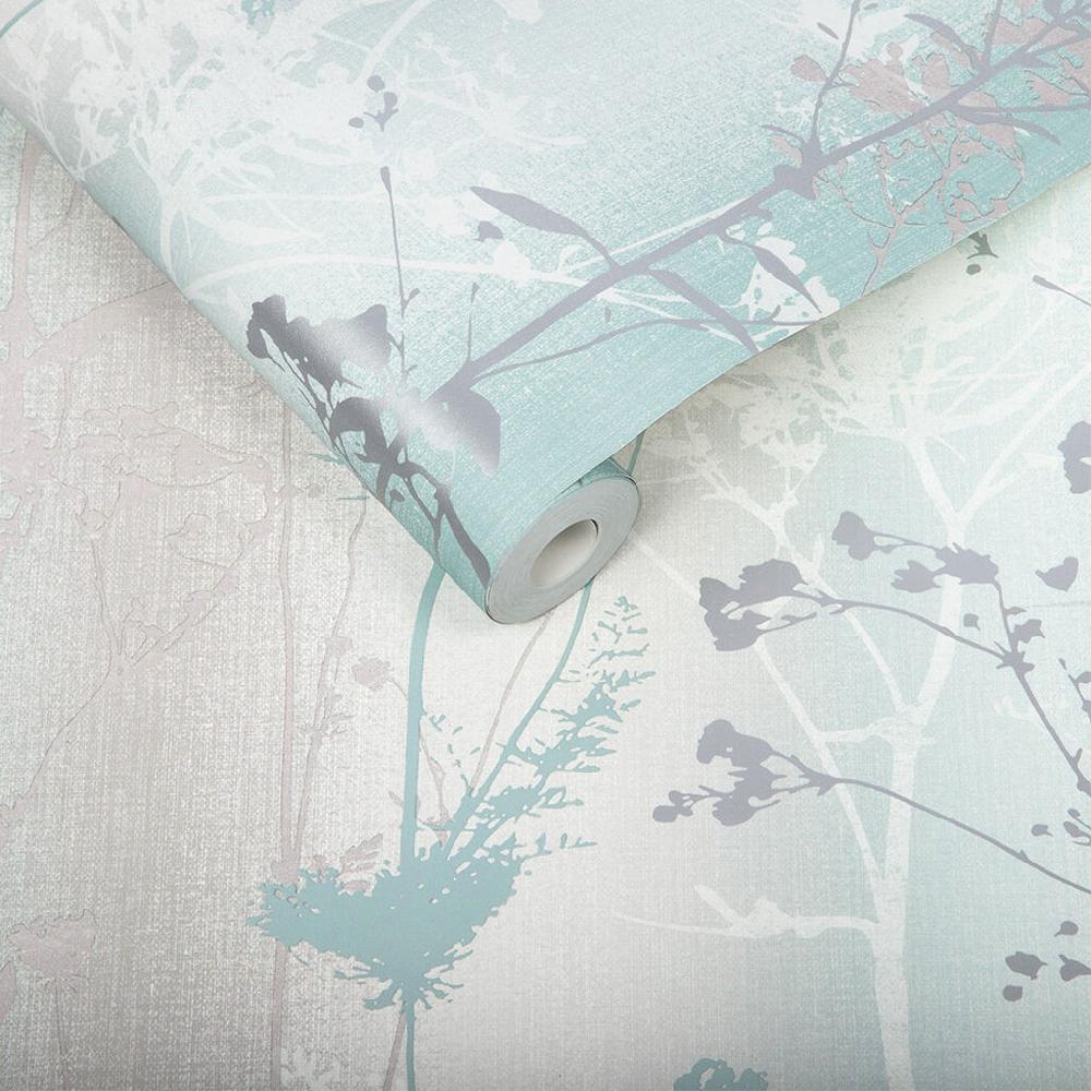 Graham & Brown Wild Flower Mint Wallpaper