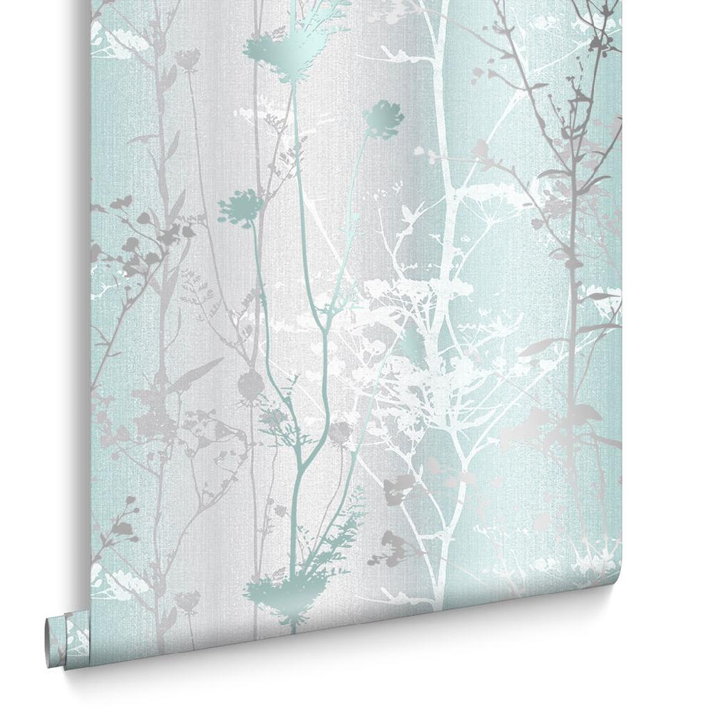 Graham & Brown Wild Flower Mint Wallpaper