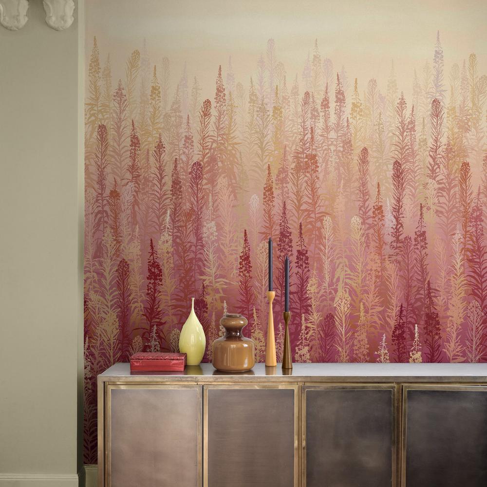 graham & brown Willowherb Autumn Bespoke Mural
