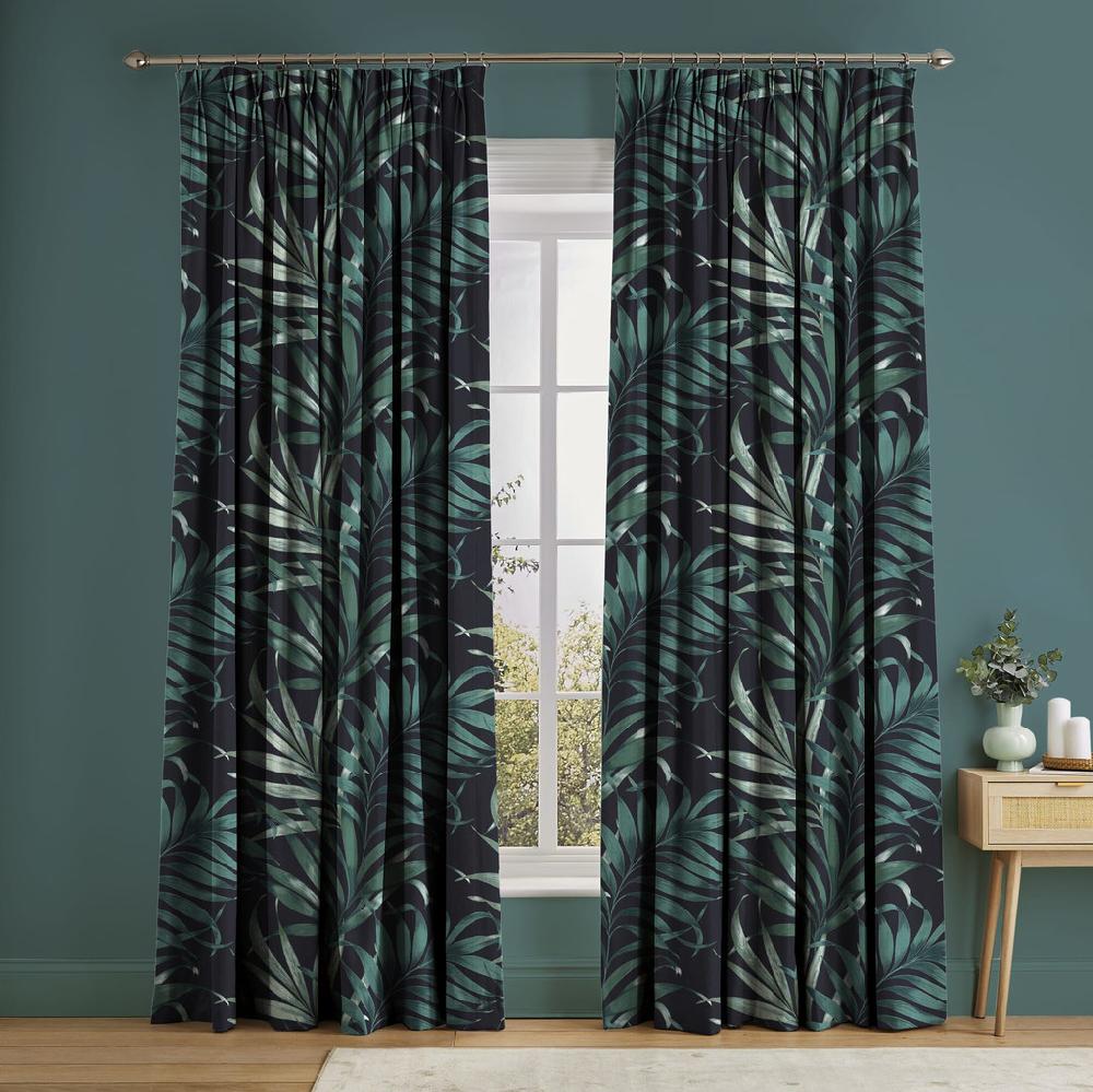 graham & brown Yasuni Midnight Curtains