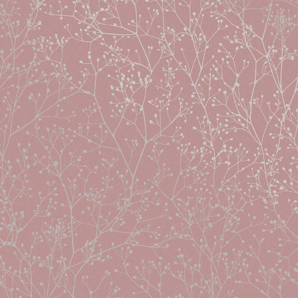 Graham & Brown Gypsophila Shell & Rose Gold Wallpaper By Clarissa Hulse