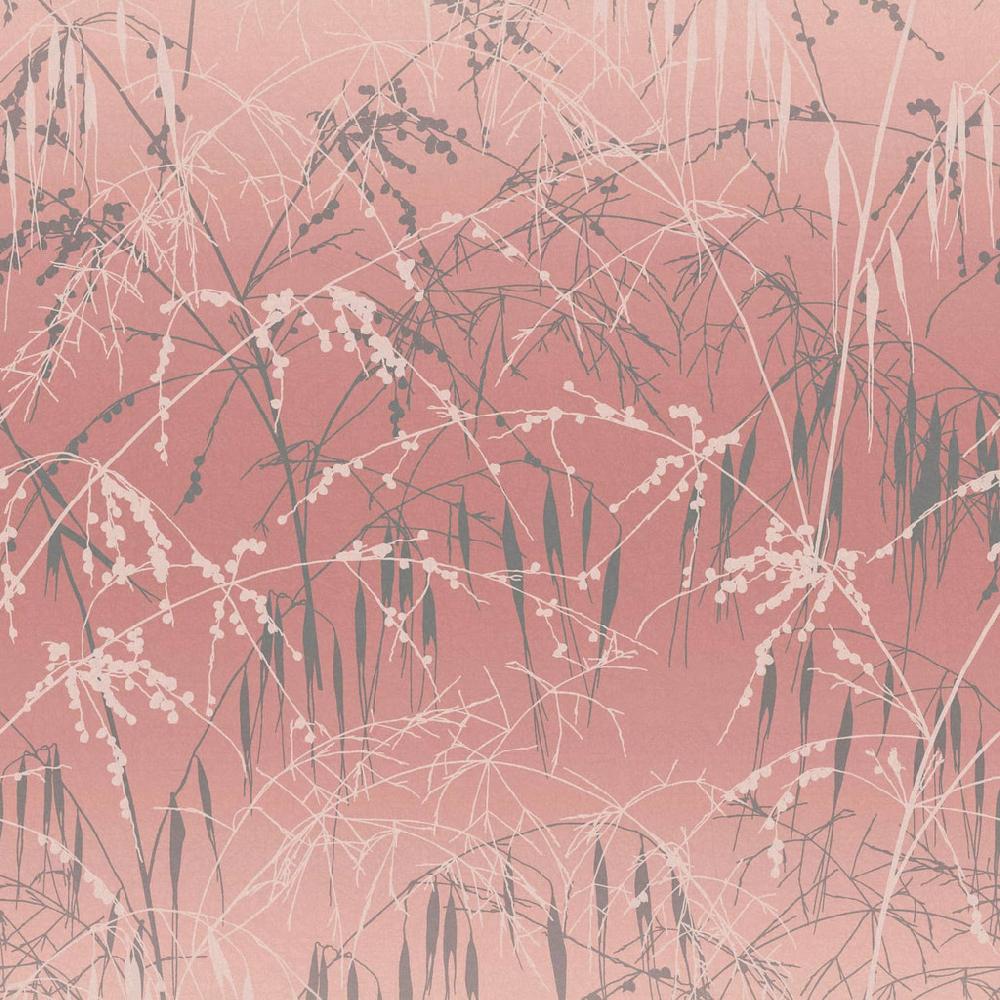 Graham & Brown Meadow Grass Shell & Pewter Wallpaper By Clarissa Hulse