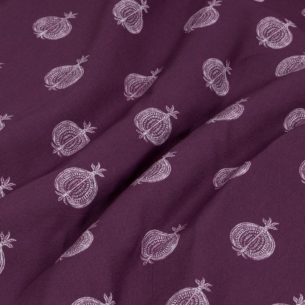Graham & Brown Pomegranate Motif Epoch Purple Curtain