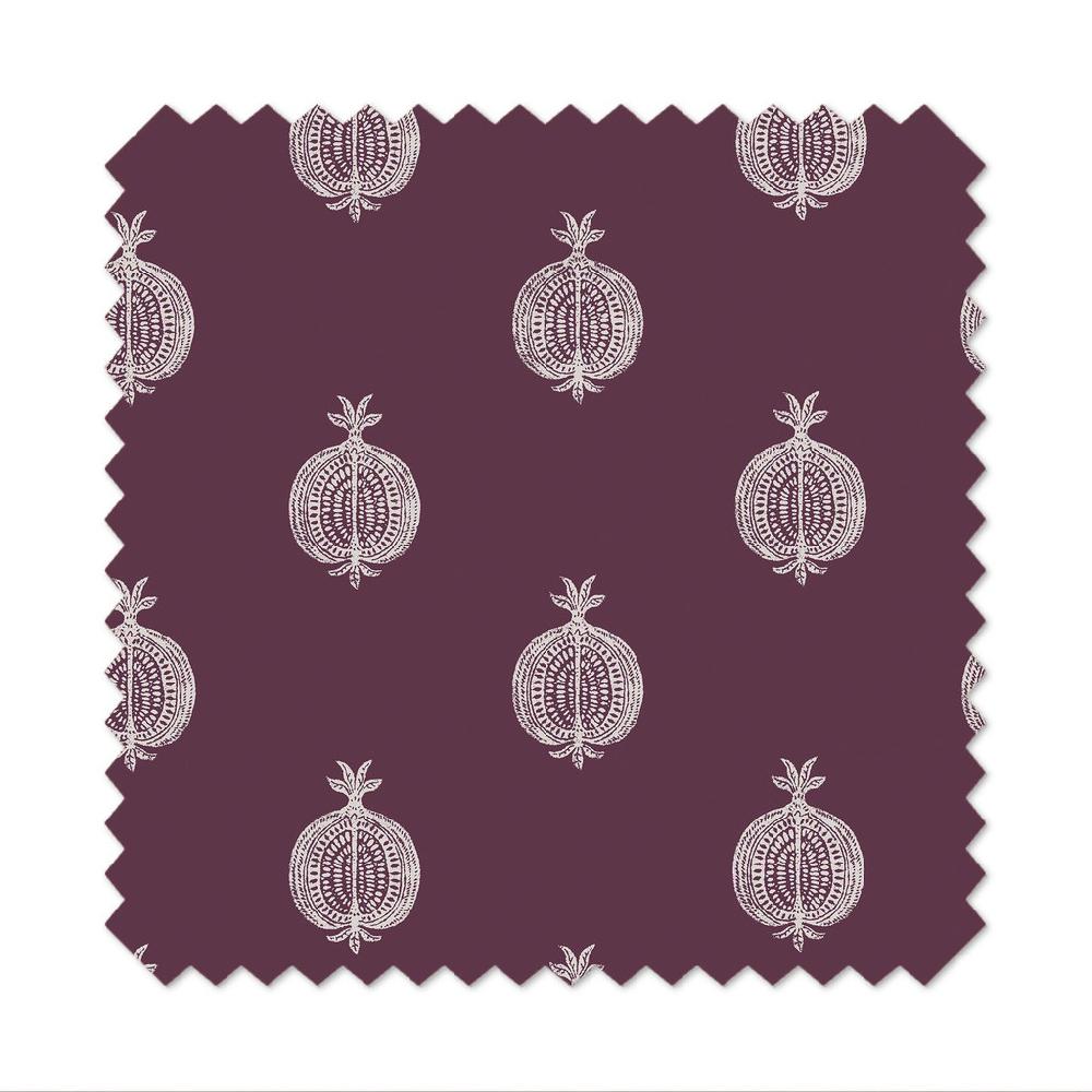Graham & Brown Pomegranate Motif Epoch Purple Roman Blind