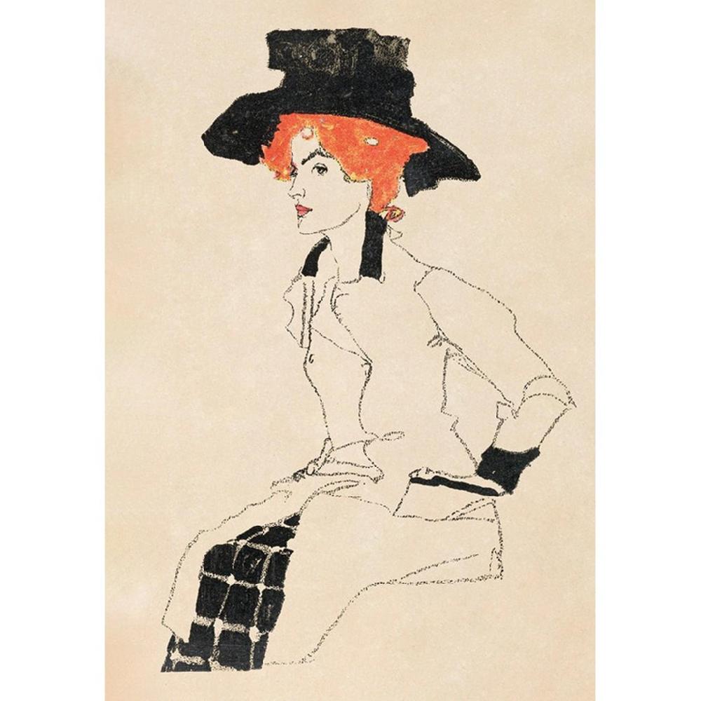 graham & brown Sitting Portrait of Woman Neutral Wall Art