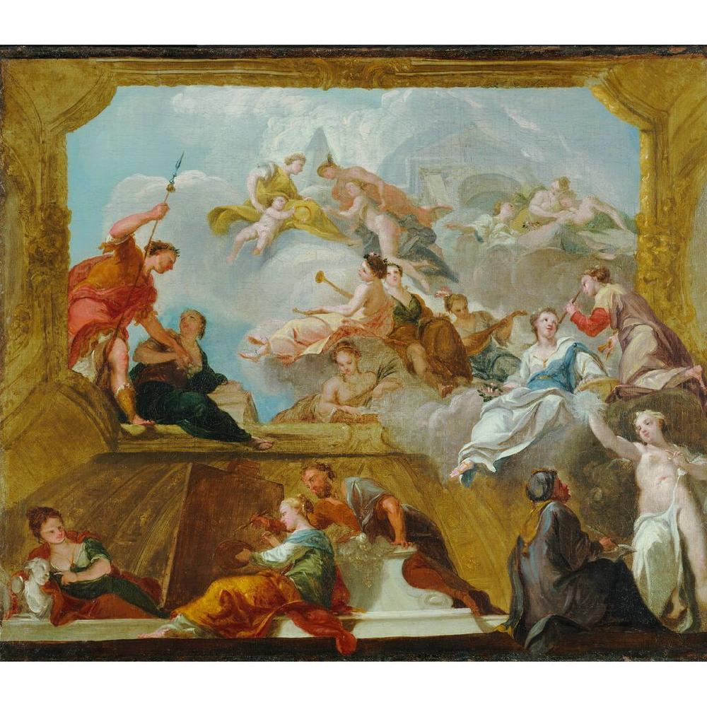 Graham & Brown Sleter A Representation Of The Liberal Arts Bespoke Mural