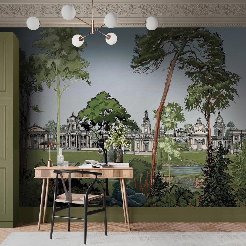 graham & brown Stately Promenade Day Panoramic Bespoke Mural