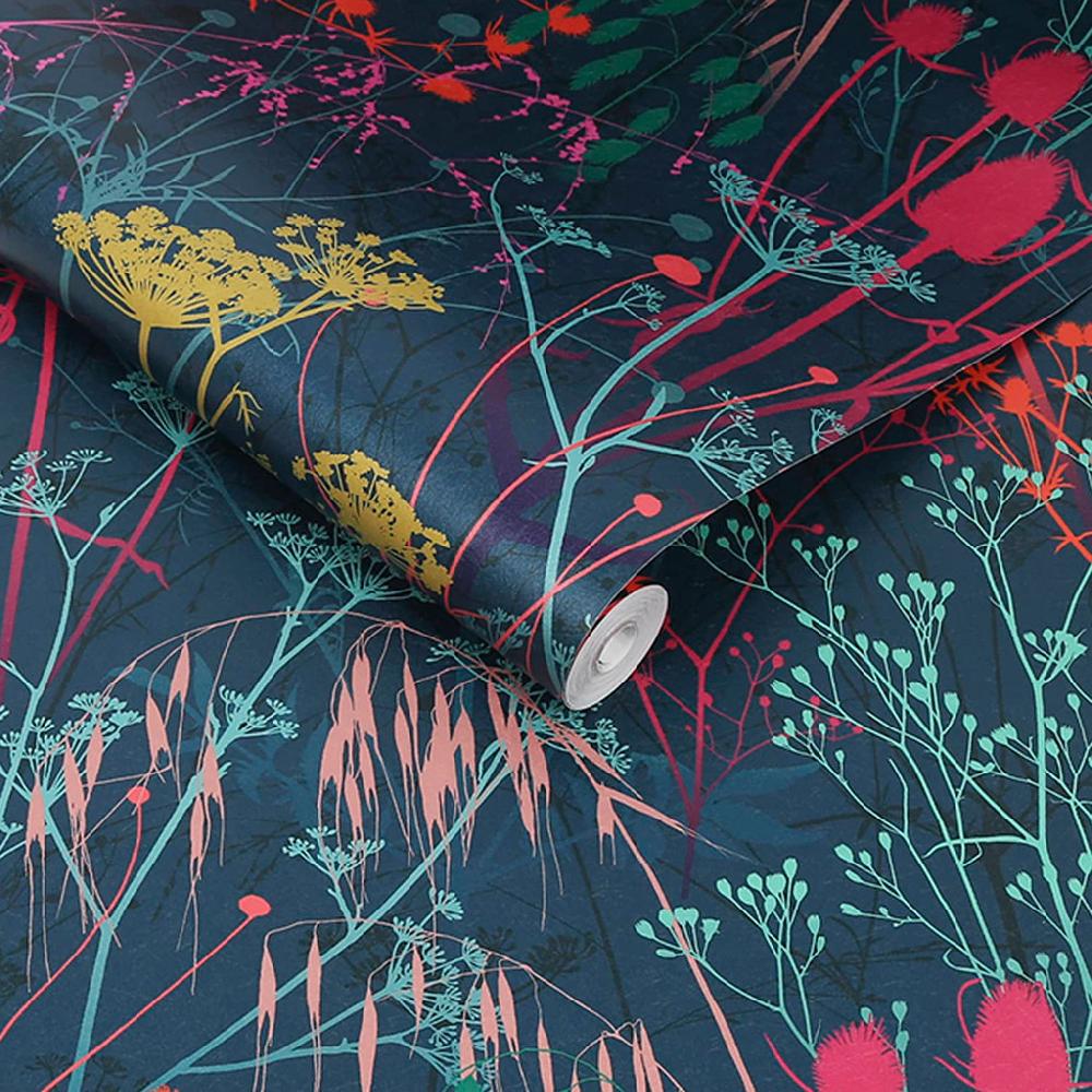 Graham & Brown Summer Border Rainbow Wallpaper By Clarissa Hulse