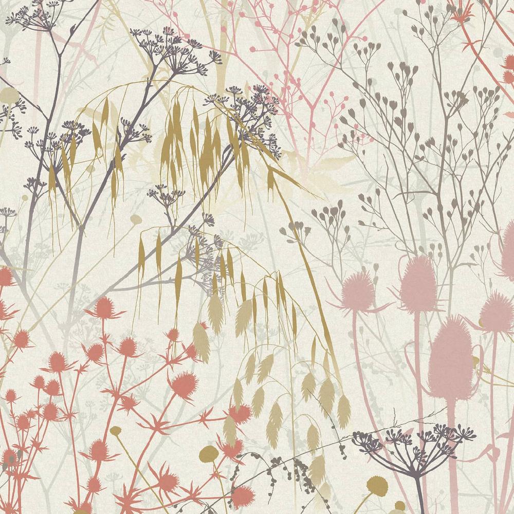 Graham & Brown Summer Border Shell Wallpaper By Clarissa Hulse