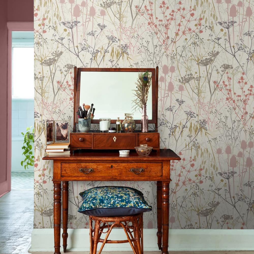 graham & brown Summer Border Shell Wallpaper by Clarissa Hulse