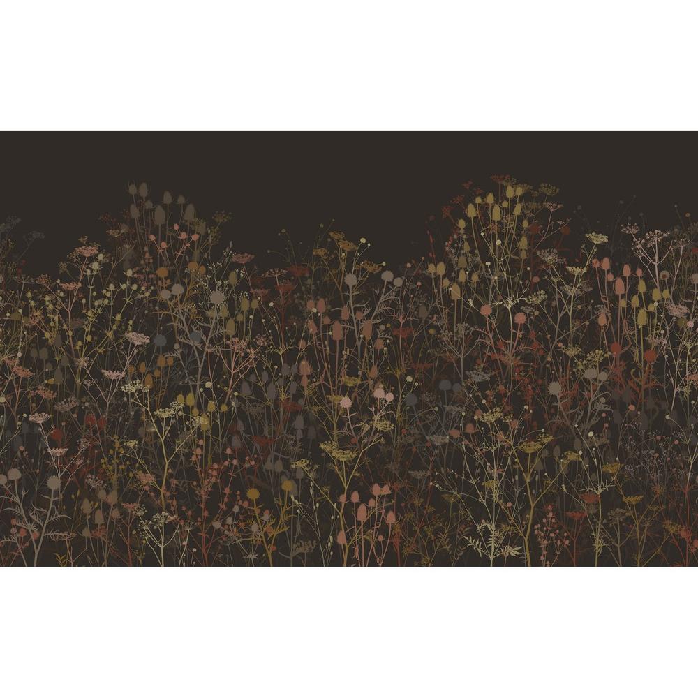 Graham & Brown Tania's Garden Cocoa Bespoke Mural By Clarissa Hulse